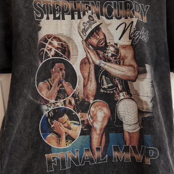 Vintage Style Stephen Curry Graphic T-Shirt - Picture 2 of 8